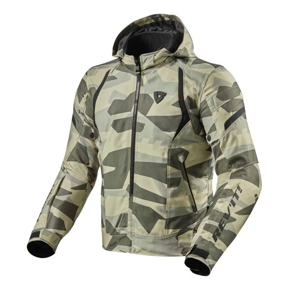 Giacche moto REV'IT Flare 2 Camouflage Verde Chiaro