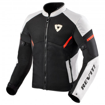 Giacche moto REV'IT GT-R Air 3 White Neon Red