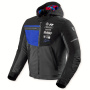 Giacche moto REV'IT Haste H2O Black Blue