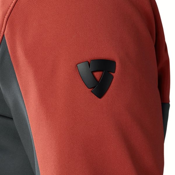 REV'IT Hoodie Parabolica 2 Burgundy Red Grey