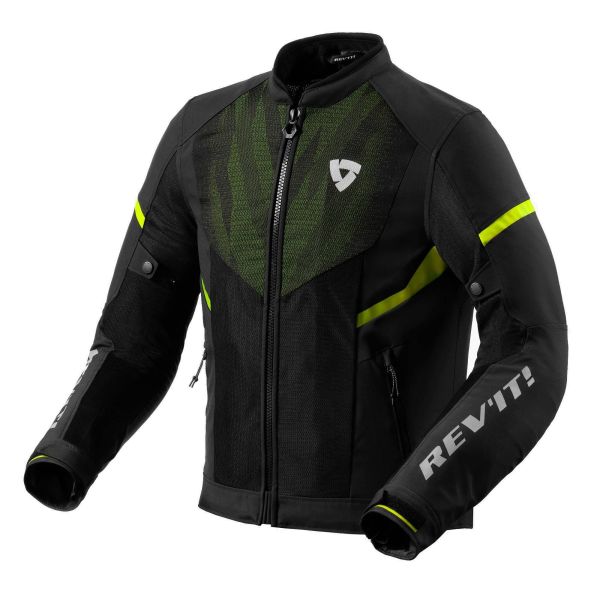 Giacche moto REV'IT Hyperspeed 2 GT Air Black Neon Yellow
