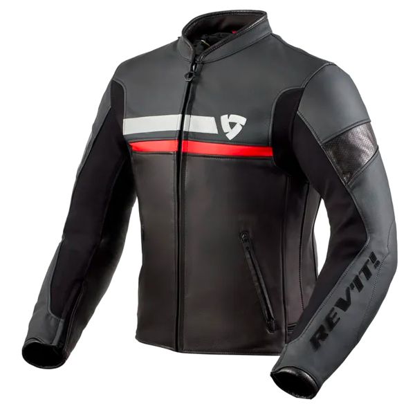Giacche moto REV'IT Mile Black Red