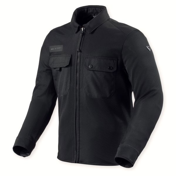 Giacche moto REV'IT Overshirt Tracer Air 3 Black