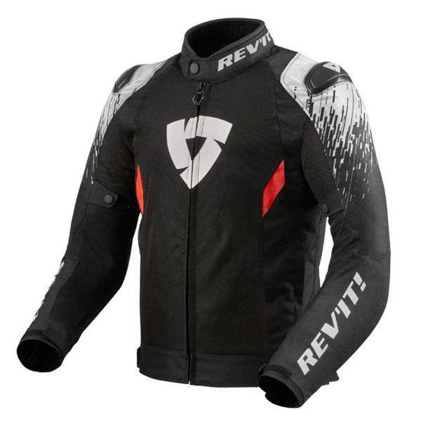 Giacche moto REV'IT Quantum 2 Air Nero Bianco