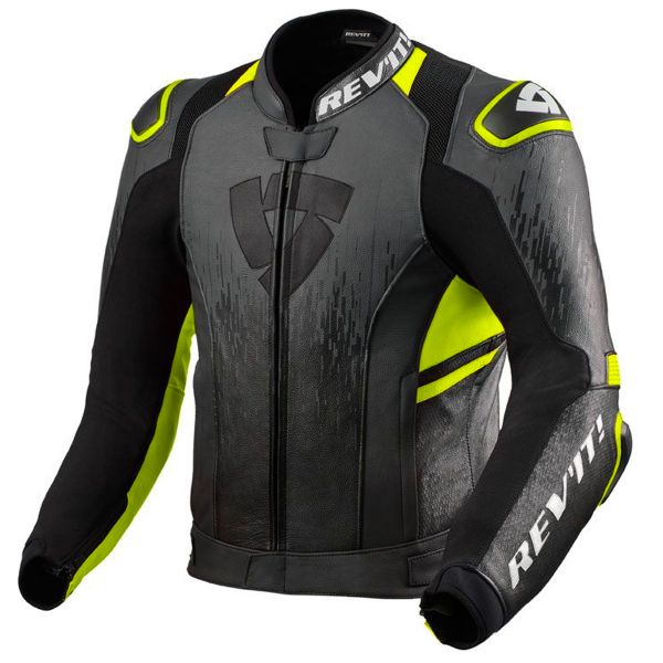Giacche moto REV'IT Quantum 2 Antracite Neon Giallo