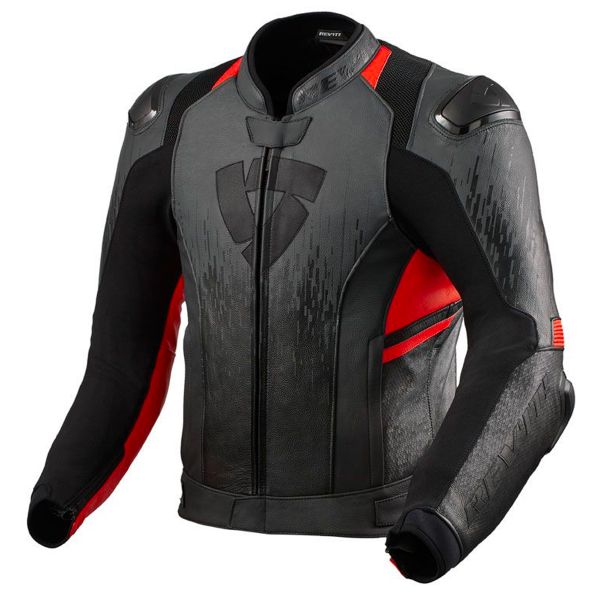 Giacche moto REV'IT Quantum 2 Antracite Neon Rosso Giacche moto REV'IT Quantum 2 Antracite Neon Rosso