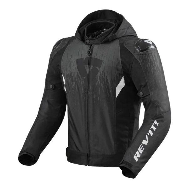 Giacche moto REV'IT Quantum 2 H2O Nero Antracite Giacche moto REV'IT Quantum 2 H2O Nero Antracite