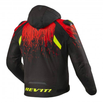 REV'IT Quantum 2 H2O Nero Rosso