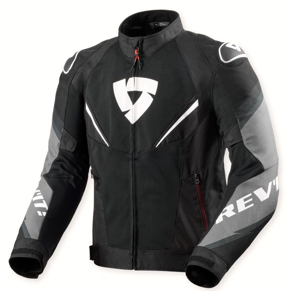 Giacche moto REV'IT Quantum 3 Air Black White