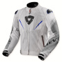 Giacche moto REV'IT Quantum 3 Air Silver Blue