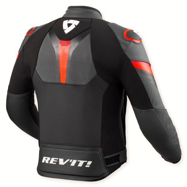 REV'IT Quantum 3 Black Neon Red