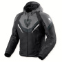 Giacche moto REV'IT Quantum 3 H2O Black Grey