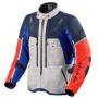 Giacche moto REV'IT Sand 5 H2O Silver Blue