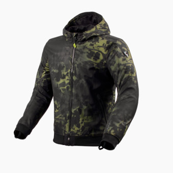 Giacche moto REV'IT Saros WB Black Dark green