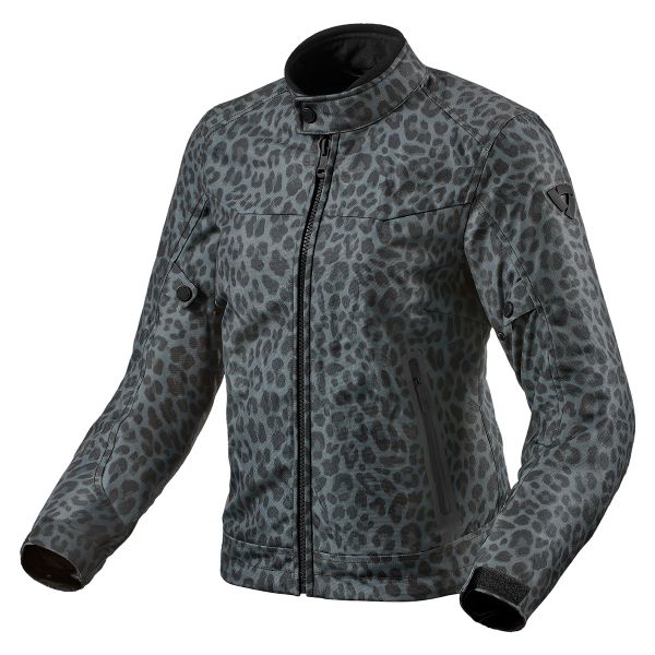 Giacche moto REV'IT Shade H2O Ladies Leopard Grey Giacche moto REV'IT Shade H2O Ladies Leopard Grey