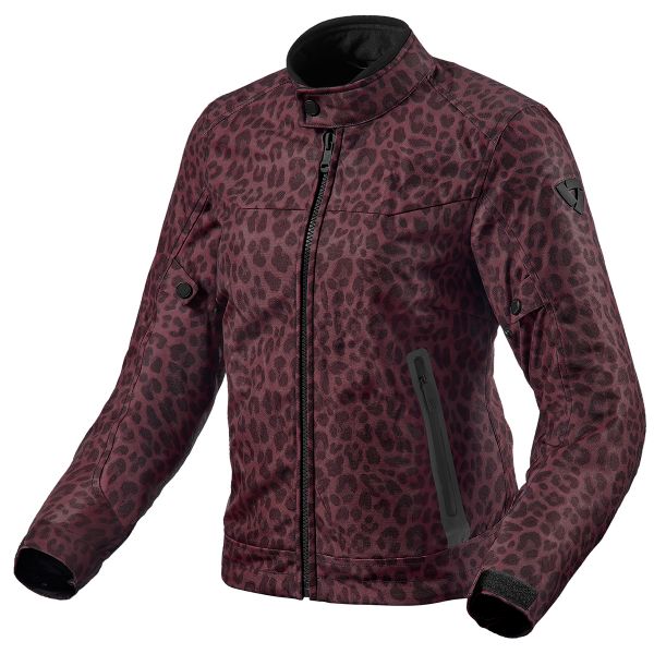 Giacche moto REV'IT Shade H2O Ladies Leopard Red Giacche moto REV'IT Shade H2O Ladies Leopard Red