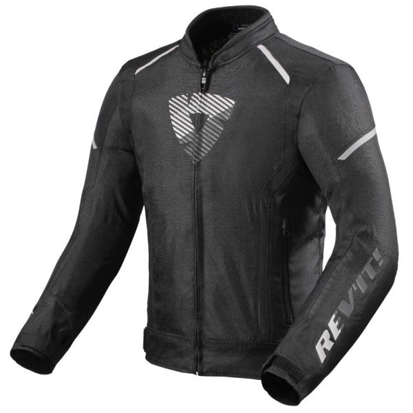 Giacche moto REV'IT Sprint H2O Nero Bianco Giacche moto REV'IT Sprint H2O Nero Bianco