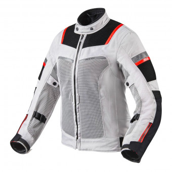 Giacche moto REV'IT Tornado 3 Ladies Argento Nero