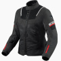Giacche moto REV'IT Tornado 4 H2O Ladies Black Anthracite