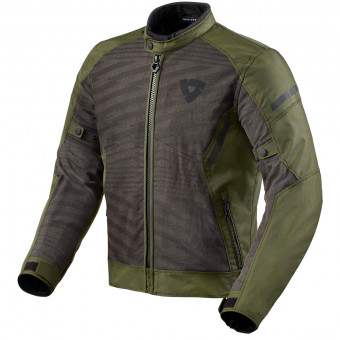 Giacche moto REV'IT Torque 2 H2O Black Green