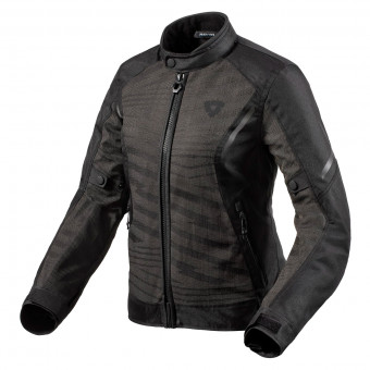 Giacche moto REV'IT Torque 2 H2O Ladies Black Anthracite