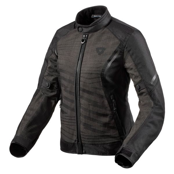 Giacche moto REV'IT Torque 2 H2O Ladies Black Anthracite
