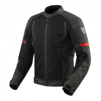 Giacche moto REV'IT Torque Nero Verde Militare