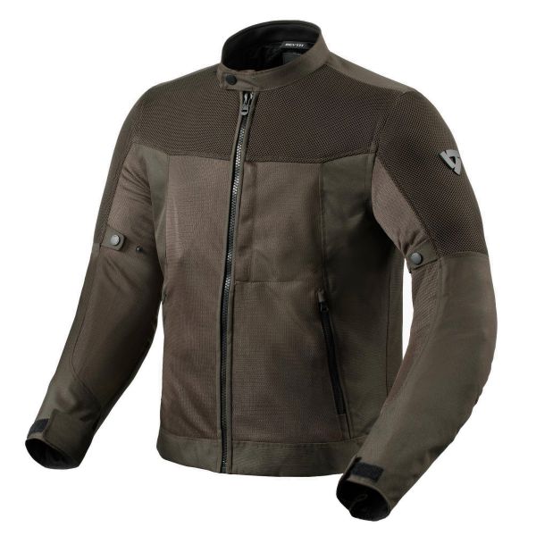Giacche moto REV'IT Vigor 2 Olive Black