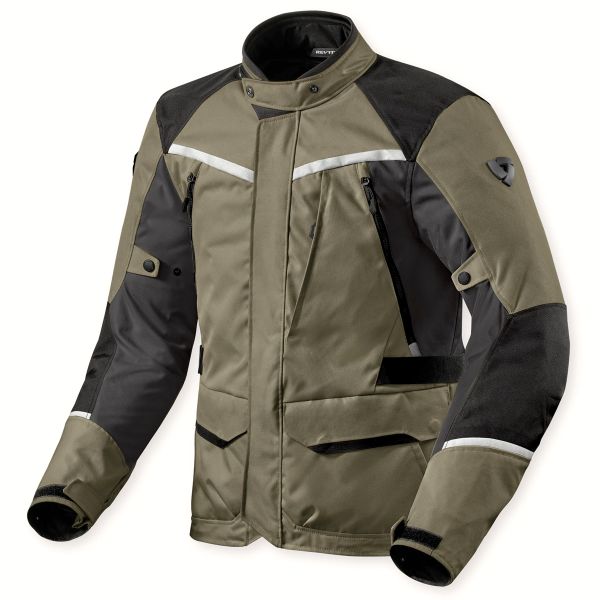 Giacche moto REV'IT Voltiac 3 H2O Green Anthracite