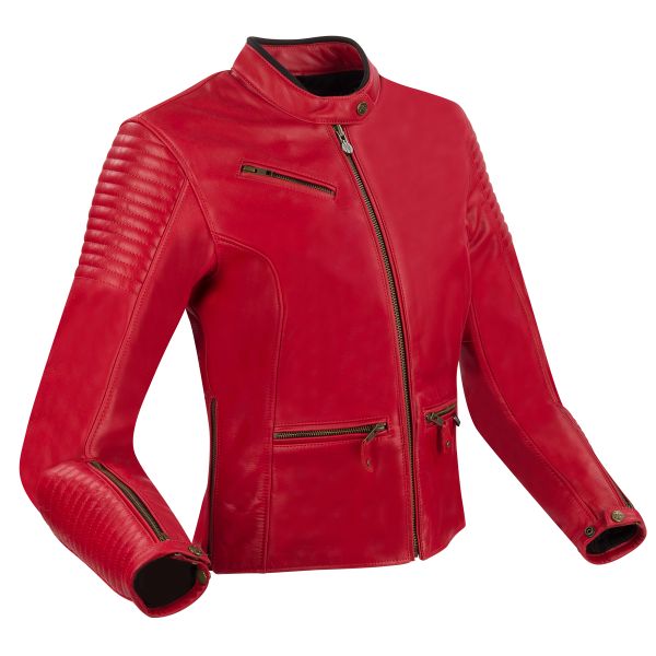 Giacche moto Segura Lady Curve Red Giacche moto Segura Lady Curve Red