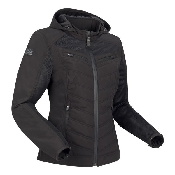 Giacche moto Segura Lady Natcho Vented Black Grey