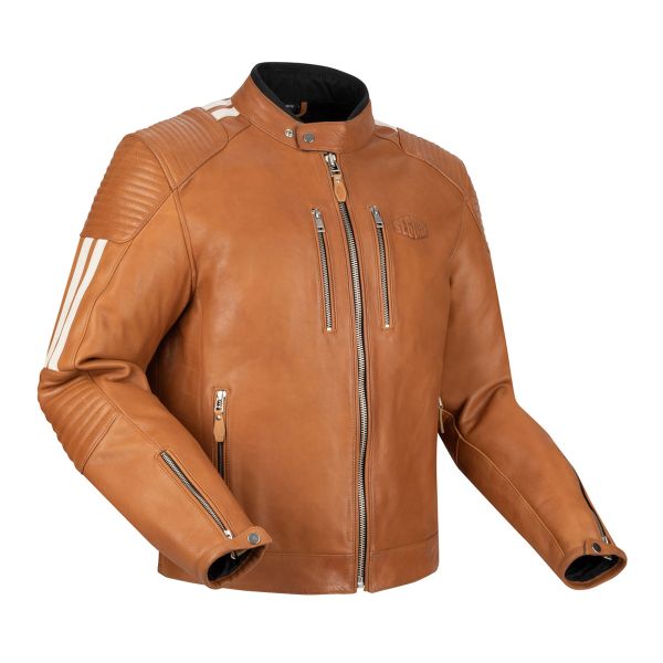 Giacche moto Segura Orion Camel White