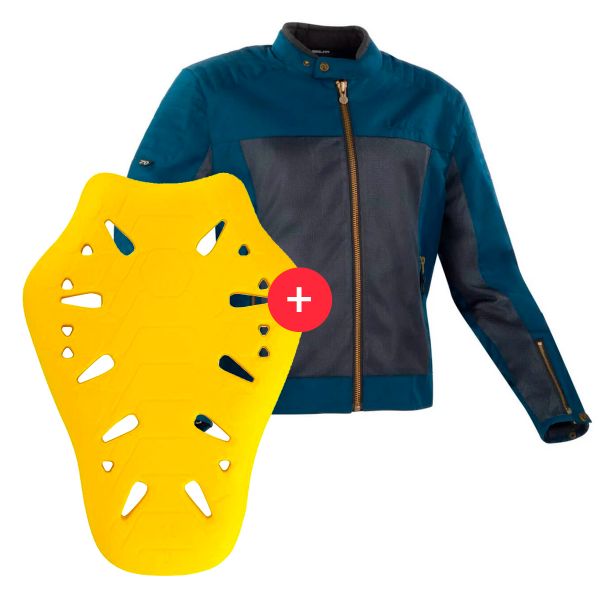 Giacche moto Segura Oskar Marine + Flex Omega ParaschienaLevel 2