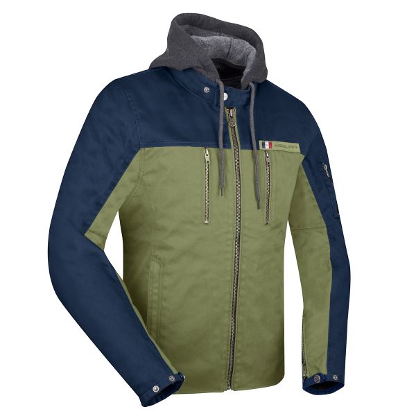 Giacche moto Segura Presto Kaki Marine