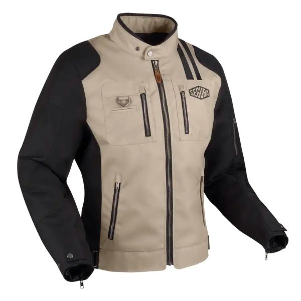 Giacche moto Segura Scorpio Black Taupe Giacche moto Segura Scorpio Black Taupe