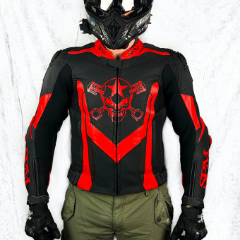 Giacche moto SPARTMOTARD SPM Stars Red 13