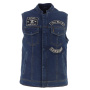 Giacche moto Von Dutch Apache Denim Blue Dirty