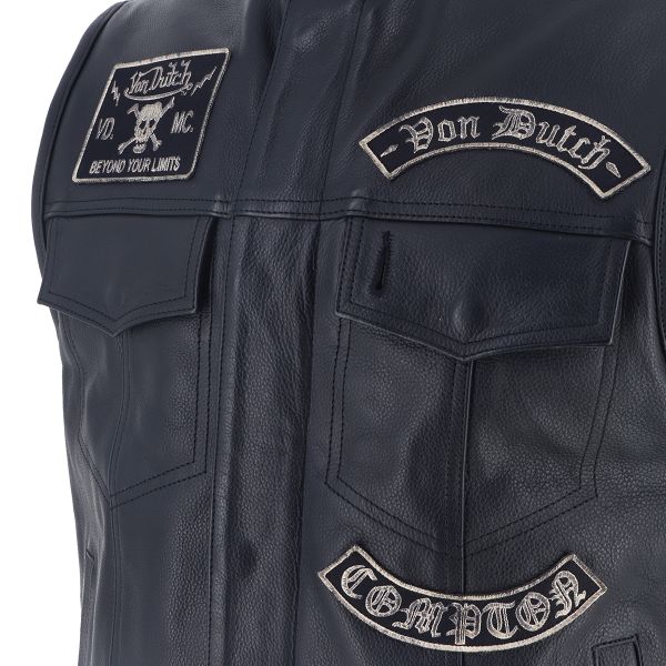 Von Dutch Apache Leather Black