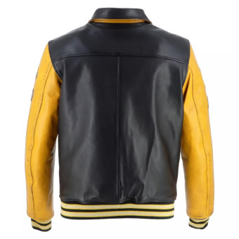 Von Dutch Brooklyn Leather Wash Nero Giallo