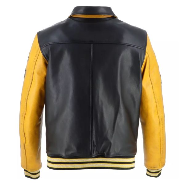 Von Dutch Brooklyn Leather Wash Nero Giallo
