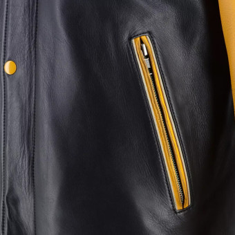 Von Dutch Brooklyn Leather Wash Nero Giallo