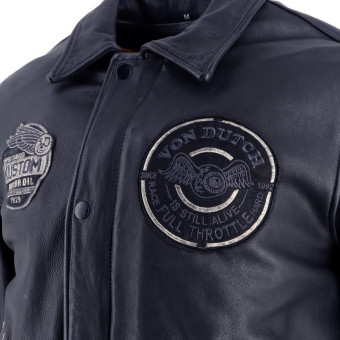 Von Dutch Brooklyn Leather Wash Nero