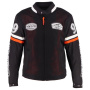 Giacche moto Von Dutch California Air Mesh Nero Arancione Bianco