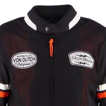 Von Dutch California Air Mesh Nero Arancione Bianco