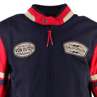 Von Dutch California Air Mesh Blu Rosso Beige