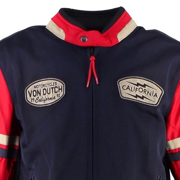 Von Dutch California Air Mesh Blu Rosso Beige