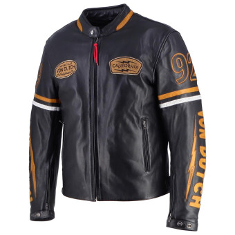 Von Dutch California Leather Nero Oro Bianco
