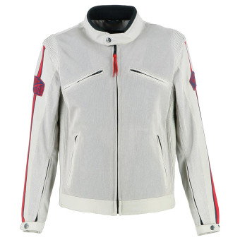 Giacche moto Von Dutch Fast Air Mesh Argento Rosso Blu
