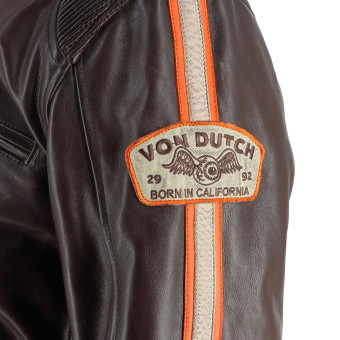 Von Dutch Fast Leather Marrone Beige Arancione