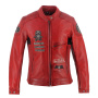 Giacche moto Von Dutch Pretty Leather Soft Red